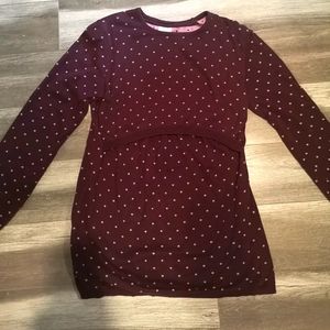 Boob brand nursing/maternity sweater